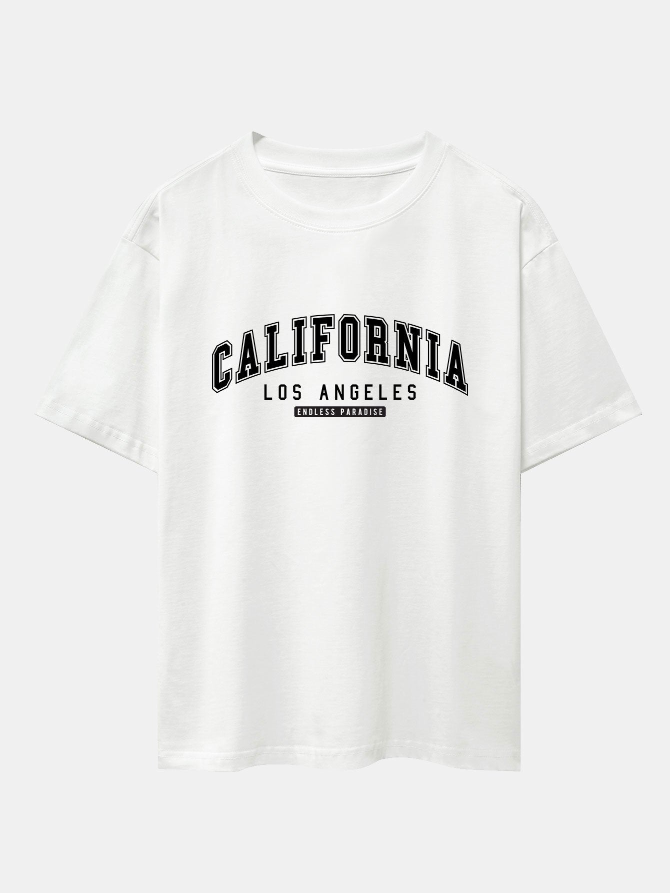 California Print Heavy Weight Oversize T-Shirt