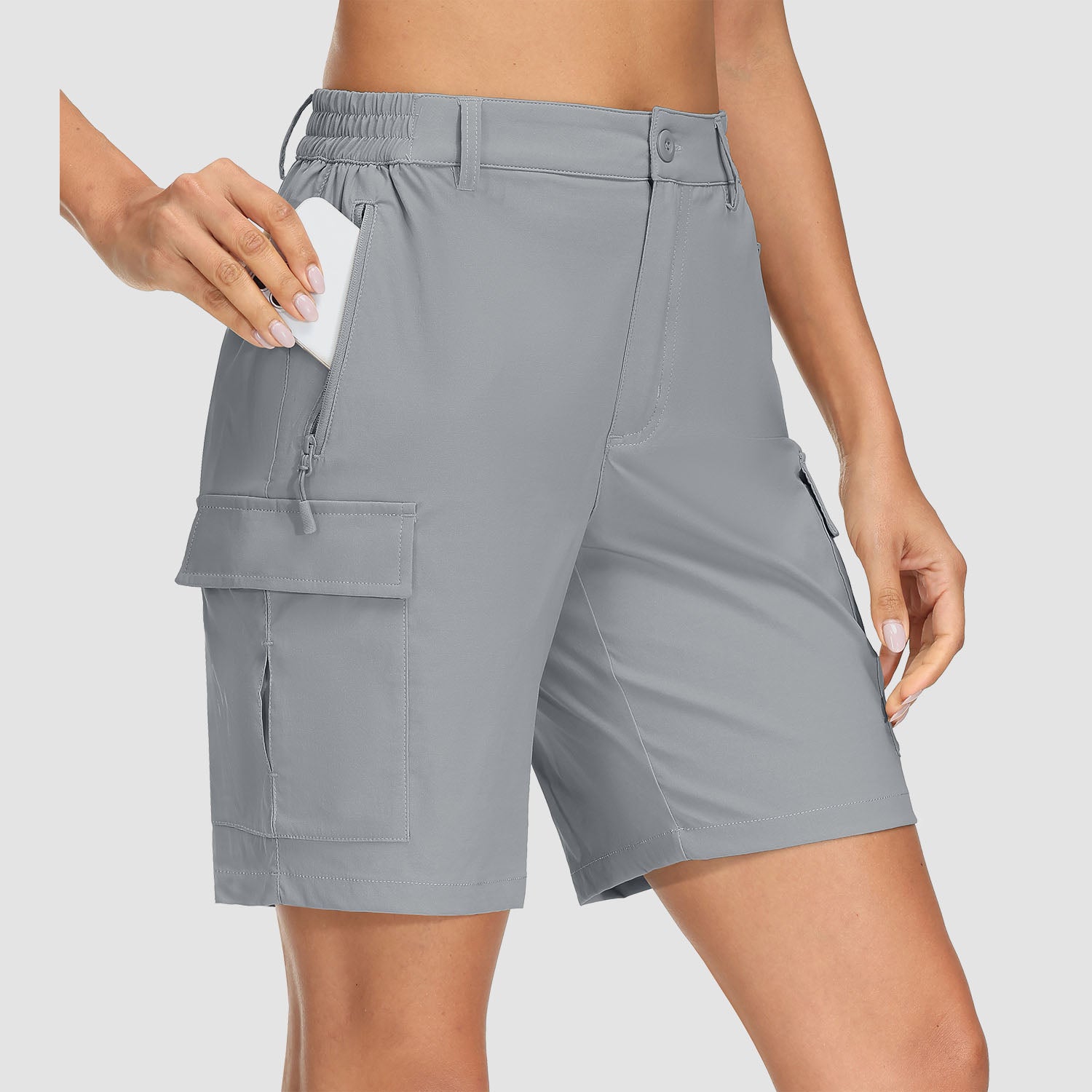 Women's Hiking Shorts Cargo Shorts Quick Dry with 5 Pockets Water-Resistant Ripstop